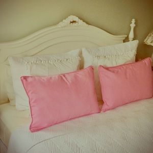 PB Teen Bright Pink Canvas Standard Sham